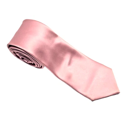 pierre cardin slim tie barbie pink polyester 2.6" x 60.7" mens fashion - Image 1 of 4