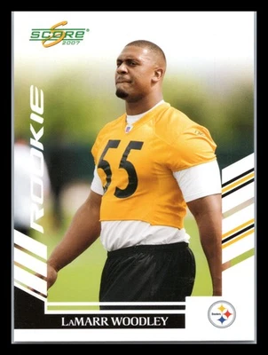 2007 Score #295 LaMarr Woodley Pittsburgh Steelers - Image 1 of 2