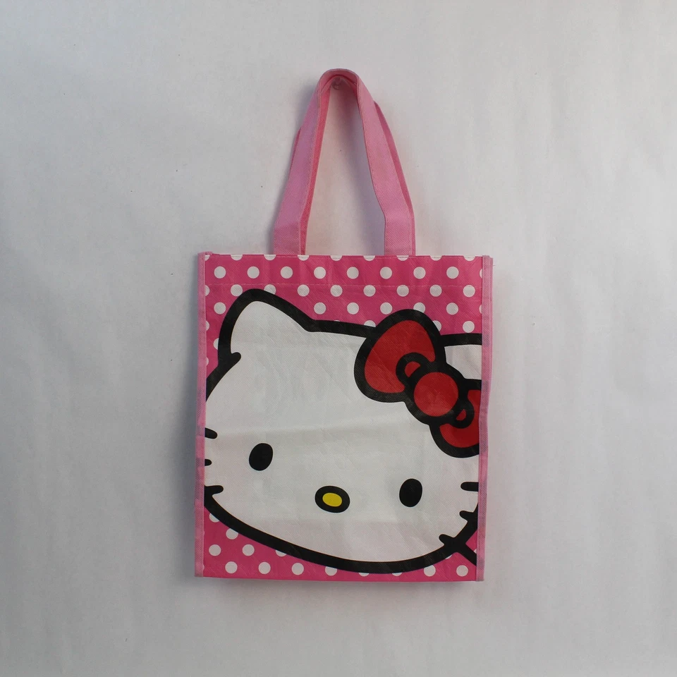Bolso de Mano Hello Kitty Rosa Lunares Reutilizable de Vandor - Buen Estado Foto 1 de 4