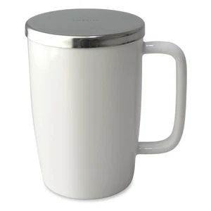 Dew Glossy Finish Brew-In-Mug with Basket Infuser & "Mirror" Stainless Lid 18... - Picture 1 of 5