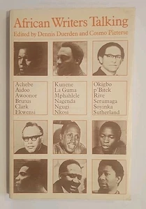 African Writers Talking 1972 Paperback, D Duerden & C Pietererse (eds) Very Good - Picture 1 of 4