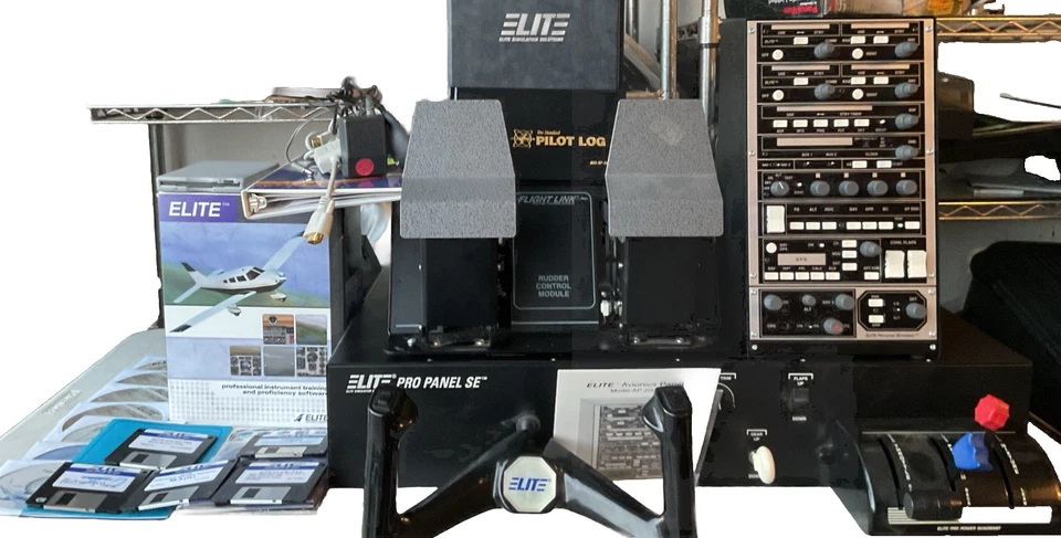 Elite Pro Panel Flight Simulator. - Image 1 of 4