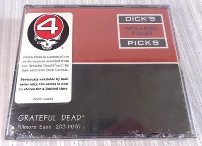 Dick's Picks Vol. 4 Fillmore East 2/13-14/70 The Grateful Dead 3 CDs 1996 NEW! - Image 1 of 4