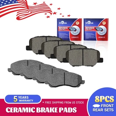 Pastillas de freno delanteras y traseras de cerámica para RVR Mitsubishi Outlander Sport 2013-2020 Foto 1 de 4