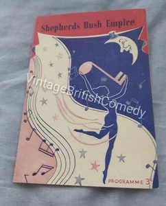 RARE Robb Wilton - Shepherds Bush Empire Theatre Programme 1953 Stan Stennett - Picture 1 of 3