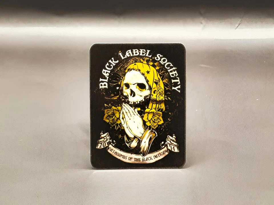 Black Label Society Vinyl Stickers Zakk Wylde Heavy Metal Skulls Biker Doom Crew - Image 1 of 1
