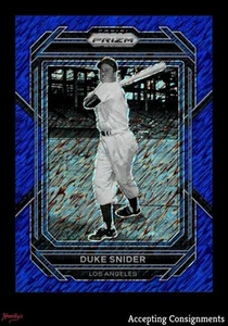 2023 Panini Prizm Prizms Blue Shimmer #266 Duke Snider 2/7 DODGERS - Picture 1 of 2