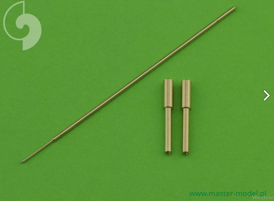 Master 48AM052 Me-163A Cometa - Armament Set (MG 151 Barile Consigli) & Pitot - Immagine 1 di 1