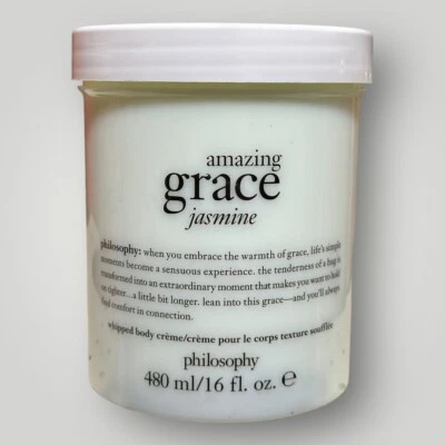 Philosophy Amazing Grace Jasmine Whipped Body Creme 16 oz New - Image 1 of 2
