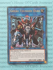 CIBR-EN045 Gouki Thunder Ogre Ultra Rare Yu-Gi-Oh Card 1st Edition New - Picture 1 of 4