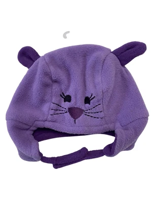 Nuevo con etiquetas Sombrero de invierno para niños Lugar Bebé Gato Polar 0 a 6 meses Orejeras Infantil Foto 1 de 4