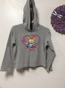 Camisa con Capucha para Bebé Niña Okie Dokie Talla 4 T Gris Manga Larga Gráfico en la Delantera 69 - Imagen 1 de 4