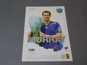 Andy Murray signed 2011 W&S 5x7 Player Card handsigniert PSA/DNA COA 1C - Bild 1 von 5