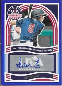 2024 Sean Gamble Panini USA Stars And Stripes Blue AUTO /100 Rookie - Picture 1 of 1