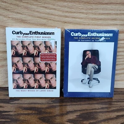 SEALED Curb Your Enthusiasm: The Complete First 1st & Second 2nd Seasons 1 & 2 - Image 1 of 4