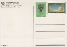 UN 1997 6s+50g Vienna Intl Center post card mint surcharged.  Vienna #UX9. MNH