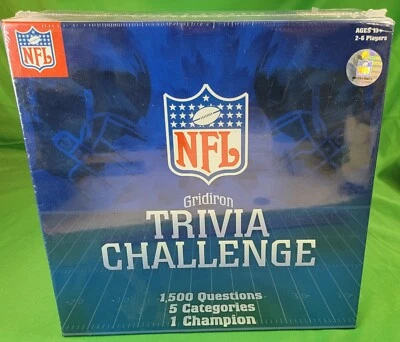 New NFL GRIDIRON Trivia Challenge Board Game USAopoly Football Game - Image 1 of 4