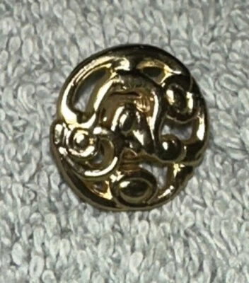 Small Gold Button - Image 1 of 3