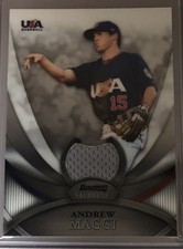 2010 Bowman Sterling USA Baseball Relics #USAR31 Andrew Maggi Memorabilia Insert