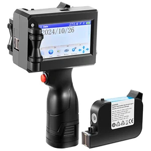 Handheld inkjet printer, touch screen, date logo, laser encoder, label, QR code - Picture 1 of 7