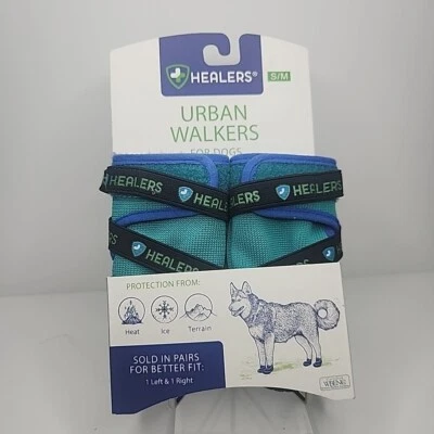 Healers Urban Walker Dog Boots Small Medium Rubber Sole 2 Total Boots - Image 1 of 4