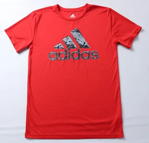 adidas Youth Drift Activewear Short-Sleeve Graphic T-Shirt CD4 Red Large (14/16) - Picture 1 of 4