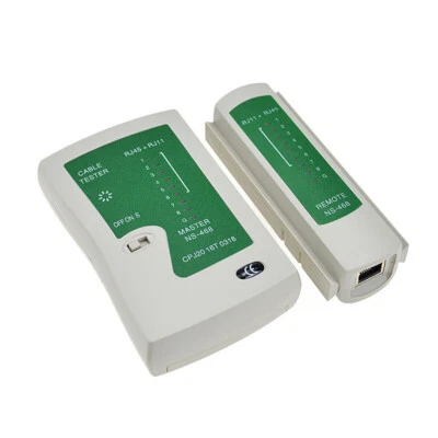 High Quality RJ45 RJ11 Cat5 Network Lan Cable Tester Ethernet - Image 1 of 4