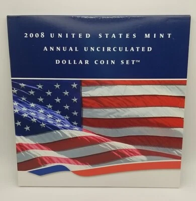 2008 United States Mint Annual Uncirculated Dollar Coin Set #3462 - Image 1 of 4