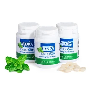 Epic Gum - Sin aspartamo 100 % xilitol - Goma de mascar goma sin azúcar - Menta verde - Imagen 1 de 12