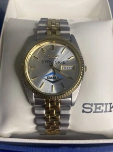 Reloj Seiko Dana Company Premio Seguridad 3 Años Nuevo de Lote Antiguo Publicidad - Imagen 1 de 7