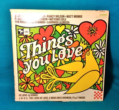 Things You Love Capitol SL-6587 Record LP Various Nat King Cole Peggy Lee - Image 1 of 4
