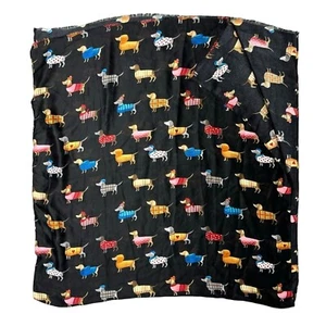 Dachshund Weiner Bufanda Perro Larga 33x68 Algodón Suave Viscosa Terrier Ligero - Imagen 1 de 7