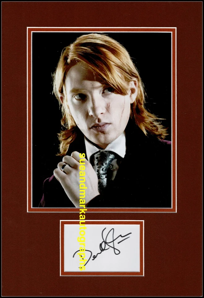 Domhnall Gleeson Harry Potter Bill Weasley Autograph Signed UACC RD 96 - Image 1 of 1