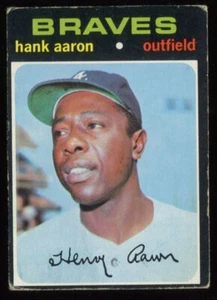 1971 Topps Hank Aaron Atlanta Braves #400 - Picture 1 of 2