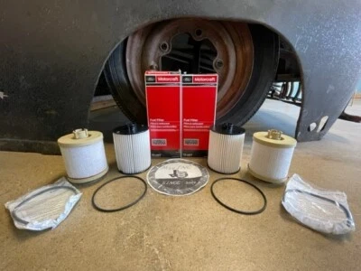 (2) Filtro de combustible Motorcraft FD4617 Ford F350 F450 Super Duty 6.4 FD-4617 Foto 1 de 4