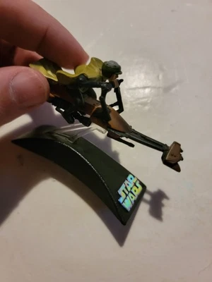 星球大战钛系列压铸 Luke Skywalker's Speeder 自行车微型机器 — 第 1/4 张图片