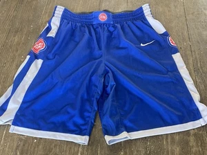 Detroit Pistons NBA Nike Mens Basketball Shorts Size Large Excellent Condition! - Picture 1 of 3