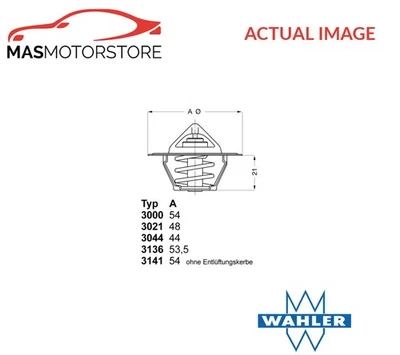 THERMOSTAT COOLANT WAHLER 300083 FOR CHEVROLET CAMARO,CAPRICE,CORVETTE - Image 1 of 4
