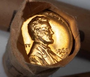 BONITO ROLLO BU - 1968-D GEM BU rollo! - Imagen 1 de 20