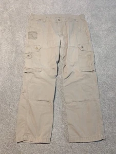 Pantalones Carhartt Para Hombre 38x30 B342 DES Doble Rodilla Carga Ripstop Trabajo Envejecido - Imagen 1 de 11