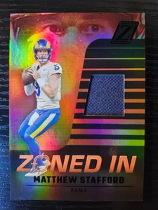 Zenith Matthew Stafford 2022 zonificado en reliquia #ZI-4 Rams - Imagen 1 de 2
