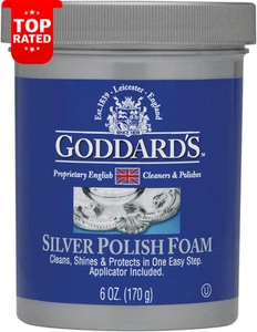 Goddards 6 Oz Foam Polish Silver Cleaner Shine Restore Automotive Metal - Picture 1 of 12