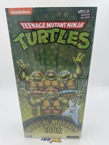 NECA TMNT Musical Mutagen Tour 7" Actionfigur 4er Pack Excl NIB New SEALED - Bild 1 von 6