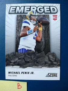 2024 Score Emerged Michael Penix Jr. #EM-MPJ Atlanta Falcons Rookie RC - Picture 1 of 2