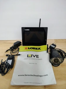 Sistema di monitoraggio wireless digitale Lorex LW2710 fotocamera e monitor resistenti alle intemperie - Foto 1 di 7