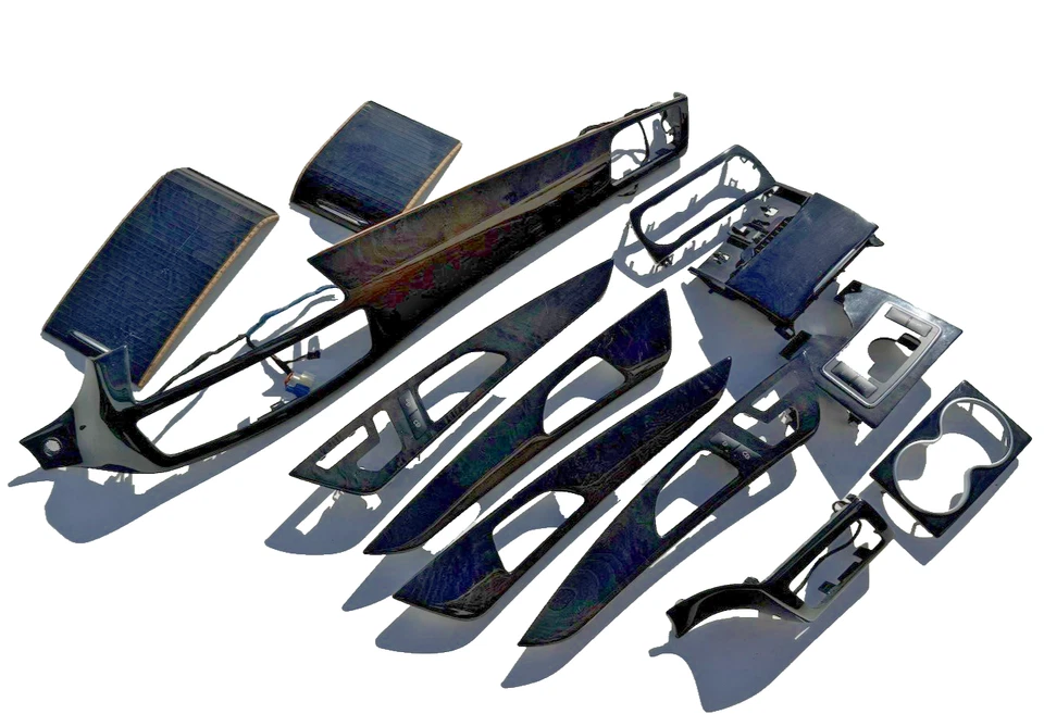 MERCEDES BENZ W218 CLS550 CLS63 AMG WOOD GRAIN INTERIOR TRIM 2012 - 2018 OEM - Image 1 of 4