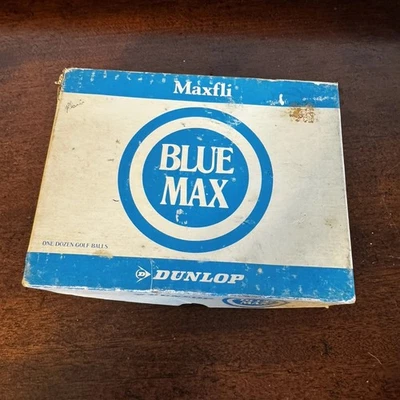 NOS - 12 Golf Balls, Vintage Maxfli Blue Max Golf Balls COOL OLD SCHOOL - Image 1 of 4