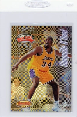 1997 年 Bowman’s Best Cuts 原子折射器 #BC10 Shaquille O’Neal 洛杉矶湖人队阅读 — 第 1/2 张图片