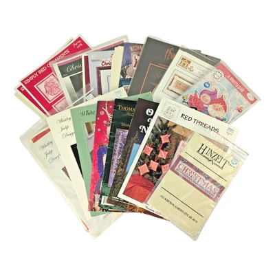 Lot of 20 Christmas X-Stitch Patterns & Kits | Shepherds Bush Hinzeit Victoria + - Image 1 of 4