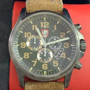 Luminox Atacama Field Chronograph 1880 Series Quartz Mens Watch Black Dial - Picture 1 of 8